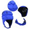 Padded Rugby Helmet,Football Baseball Sports Helmet Rugby Head Guard Protective Soft Headgear for Hockey Football Soccer Goalie for All Ages (Blue L Code) view 3