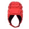 Padded Rugby Helmet,Football Baseball Sports Helmet Rugby Head Guard Protective Soft Headgear for Hockey Football Soccer Goalie for All Ages (Red L Code) view 1