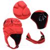 Padded Rugby Helmet,Football Baseball Sports Helmet Rugby Head Guard Protective Soft Headgear for Hockey Football Soccer Goalie for All Ages (Red L Code) view 4