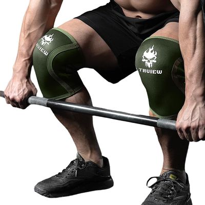 TAVIEW Knee Compression Sleeve Support for Squats, Weightlifting, and Powerlifting 7MM Neoprene
