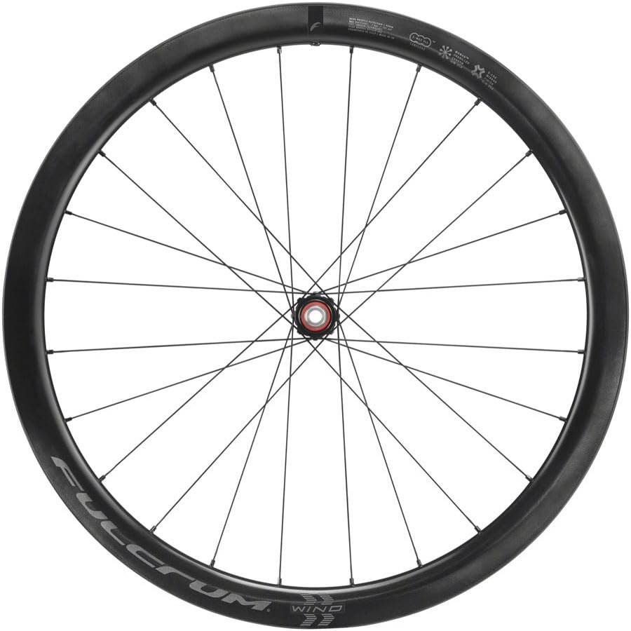 Fulcrum Wind 42 Front Wheel - 700 12 x 100mm Center-Lock Black
