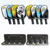 45D Pickleball Paddle Rack | Holds Four Paddles at a 45-Degree Angle Making All Paddles Visible | Track Players Next-Up | Heavy-Duty Steel Finished in Black Weather-Proof Powder Coating view 1