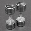 METIS Chrome Dumbbells [2.5kg-30kg] | Free Weights | Fitness Equipment (15kg (33lbs)) view 2