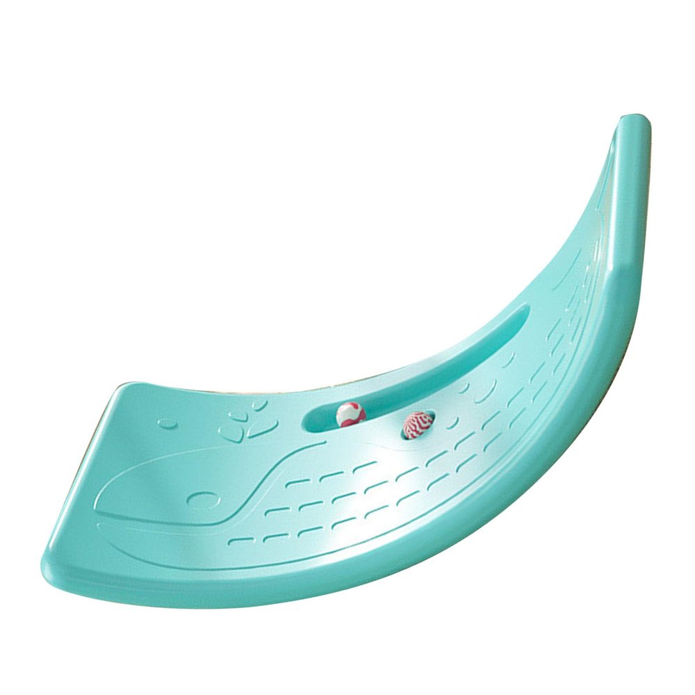 Kids Rocker Board Improve Concentration Promote Sensory Development Learning and Playing, Indoor Entertainment for Exercise (Mint Green)
