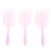 meskel Dart Shafts and Flights Integrated Standard Shape Anti Break Integrated Transparent Dart Shaft and Flights 3 Pcs 2BA (Pink), meskel3a5gobur21-13 view 1