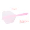 meskel Dart Shafts and Flights Integrated Standard Shape Anti Break Integrated Transparent Dart Shaft and Flights 3 Pcs 2BA (Pink), meskel3a5gobur21-13 view 2