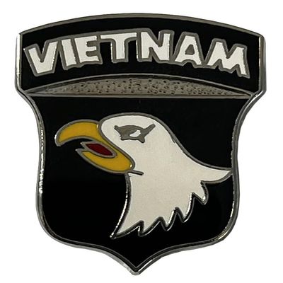 101st Airborne Vietnam Motorcycle Hat Cap Lapel Pin M-182