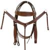Comfytack 15 in Western Horse Ranch Roping Cowboy Saddle American Leather Tack Set Brown/Tan view 3