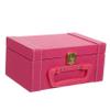 balacoo Elegant Jewelry Box Organizer Pink Storage Case for Jewelry Makeup and Accessories Buckle Lock for Women and Girls view 1