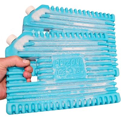 Arizona Ice Large Industrial Ice Packs | Replaces 10lbs of Ice |18F (-8C) | Deepest Grooves | May Freeze Drinks | USA Company | 12" x 9" | Two Pack
