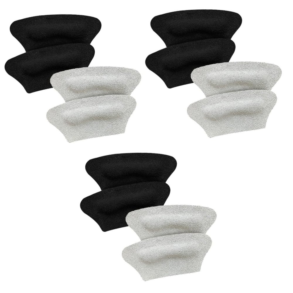 SOLUSTRE 6pairs Shoe Crease Protector Self-Adhesive Heel Stickers Comfortable Foot Pads for High Heels