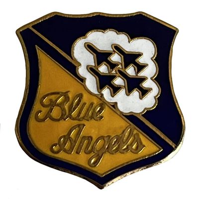 Pack of 3 U.S. Navy Blue Angels Shield Motorcycle Hat Cap Lapel Pin M-050
