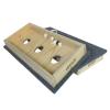 3 Hole Washer Toss Washer Pitching Game Boards (Boards Only, Gray Carpet, 16x36 Full Size) view 2
