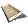 3 Hole Washer Toss Washer Pitching Game Boards (Boards Only, Blue Carpet, 18x46 XL Size) view 2