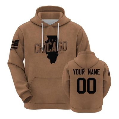 BOPOCO Custom 2023 football Camo Salute Sweatshirts Fan Personalized Hoodies Name & Number Pullover Gifts for Men Women S-4XL