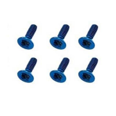 UPFIST 6 Piece T8 Torx Handle Patch Screws with UN 2-56 Thread Fits for Emerson CQC7, CNC Titanium Knife Handle Screws
