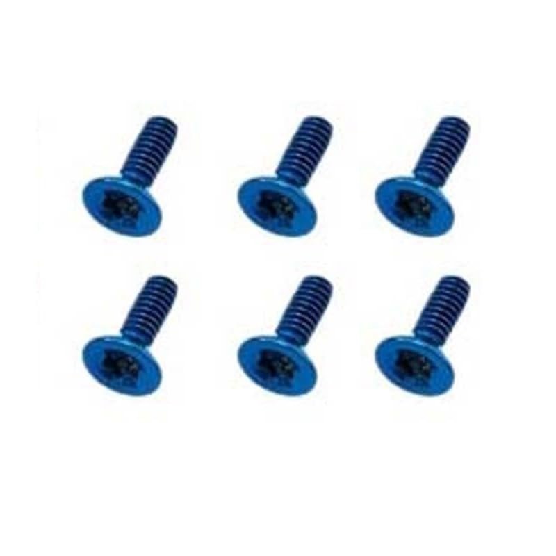 UPFIST 6 Piece T8 Torx Handle Patch Screws with UN 2-56 Thread Fits for Emerson CQC7, CNC Titanium Knife Handle Screws