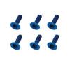 UPFIST 6 Piece T8 Torx Handle Patch Screws with UN 2-56 Thread Fits for Emerson CQC7, CNC Titanium Knife Handle Screws view 1