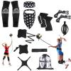 Hoemwarm 8 Pcs Volleyball Training Equipment Aid Kit, Girls Volleyball Trainer Knee Pads Elastic Belt Hand Straps Arm Sleeves Bags Spike Trainer Gear Gifts for Beginners Coaching Supplies view 1