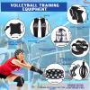Hoemwarm 8 Pcs Volleyball Training Equipment Aid Kit, Girls Volleyball Trainer Knee Pads Elastic Belt Hand Straps Arm Sleeves Bags Spike Trainer Gear Gifts for Beginners Coaching Supplies view 2
