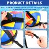 Hoemwarm 8 Pcs Volleyball Training Equipment Aid Kit, Girls Volleyball Trainer Knee Pads Elastic Belt Hand Straps Arm Sleeves Bags Spike Trainer Gear Gifts for Beginners Coaching Supplies view 4