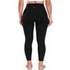 HeyNuts Yoga Pro 7/8 Leggings with Pockets for Women, High Waisted Compression Tummy Control Workout Yoga Lounge Buttery Soft Pants Black_25'' XL(14) view 4