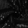 2024 Women's Sequin Jackets Open Front Blazer Jacket Casual Long Sleeve Sparkly Cardigan Coat with Pocket 2024 Fashion Black view 4