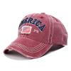 American Flag Trucker Hat Snapback Baseball Cap for Men and Women, Adjustable Mesh Hat Outdoor Trucker Cap (A-Red, One Size) view 2