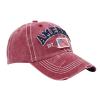 American Flag Trucker Hat Snapback Baseball Cap for Men and Women, Adjustable Mesh Hat Outdoor Trucker Cap (A-Red, One Size) view 4