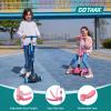 Gotrax KS3 Pro Kick Scooter for Kids, One Key Removable Seat & 3 Extra Wide PU Light-Up Wheels and Anti-Slip Deck, Adjustable Height Handlebar and Lean-to-Steer, Foldable Scooter for Children Aged 2-8 view 4