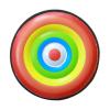 B Baosity Inflatable Punching Bag Inflatable Cushions PVC Adult Durable Multifunctional Inflatable Boxing Wall Focus Target Boxing Bag, 45cmx45cmx10cm view 1