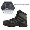 8 Fans Wading Boots for Men&Women Anti-Slip Rubber Sole with Rotating buckle Lacing System for Fishing (Black,M14) view 3