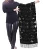 YQxwJL Supernatural Symbols Black print print Winter Warm Scarfs for Women, Pashmina Shawls Wraps, Large Warm Soft Scarves view 2