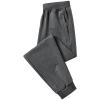 ANUFER Mens Slim Fit Cotton Sweatpants Jogging Bottoms with Zip Pockets Casual Trousers Closed Bottom Grey 6XL view 2