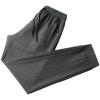 ANUFER Mens Slim Fit Cotton Sweatpants Jogging Bottoms with Zip Pockets Casual Trousers Closed Bottom Grey 6XL view 3