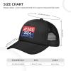 Jesus-2024-Our-Only-Hope Gifts Trucker Hat Women Mesh Baseball Cap Sun Hat Cowboy hat Men Dad Hat Fishing hat Black view 4