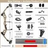 Archery Bowfishing Compound Bow Kit with Bowfishing Reel, Right Hand Compound Bow for Adult/Youth Fishing Hunting, Target Shooting (Left Hand, Earthy) view 2