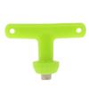YWJLQH Steel Track Spikes Wrench Tools Cross Country Shoe Spikes Removal Tool for Sports Tracking Running Shoes, Yellow T Handle view 3