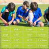 Kids Toddler Youth Cotton Soccer Socks Knee High Soft Tube Socks Long Sport Stockings for Boys Girls Lake White & Royal White 6-9 Years view 4