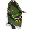 YQxwJL Peace Tree Frogs print Winter Warm Scarfs for Women, Pashmina Shawls Wraps, Large Warm Soft Scarves view 1