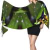 YQxwJL Peace Tree Frogs print Winter Warm Scarfs for Women, Pashmina Shawls Wraps, Large Warm Soft Scarves view 3