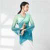 Women's Classical Dance Gradient Color Tops Chinese Folk Dance Tops Only Bean En8 XL view 2