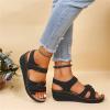 Ladmiple Sandals Women Dressy Summer Flat Wide Feet Orthopedic Sandals for Women Arch Support Slides Slippers for Plantar Fasciitis Extremely Comfort Dressy Summer Orthotic Flip Flops view 2