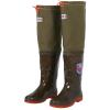 BcoMfy 60cm Over Knee Hip Waders, Men's Outdoor Fishing Hunting/farming Hip Waders, Wear-resistant Rubber Sole (Color : Green1, Size : 10) view 1