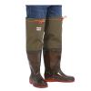 BcoMfy 60cm Over Knee Hip Waders, Men's Outdoor Fishing Hunting/farming Hip Waders, Wear-resistant Rubber Sole (Color : Green1, Size : 7) view 3