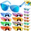 Kids Sunglasses Bulk Party Favors - 32 Packs Boys Girls Sunglasses for Kids Age 3-8 with UV 400 Protection, Neon Sunglasses for Kids Party view 1