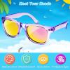 Kids Sunglasses Bulk Party Favors - 32 Packs Boys Girls Sunglasses for Kids Age 3-8 with UV 400 Protection, Neon Sunglasses for Kids Party view 4