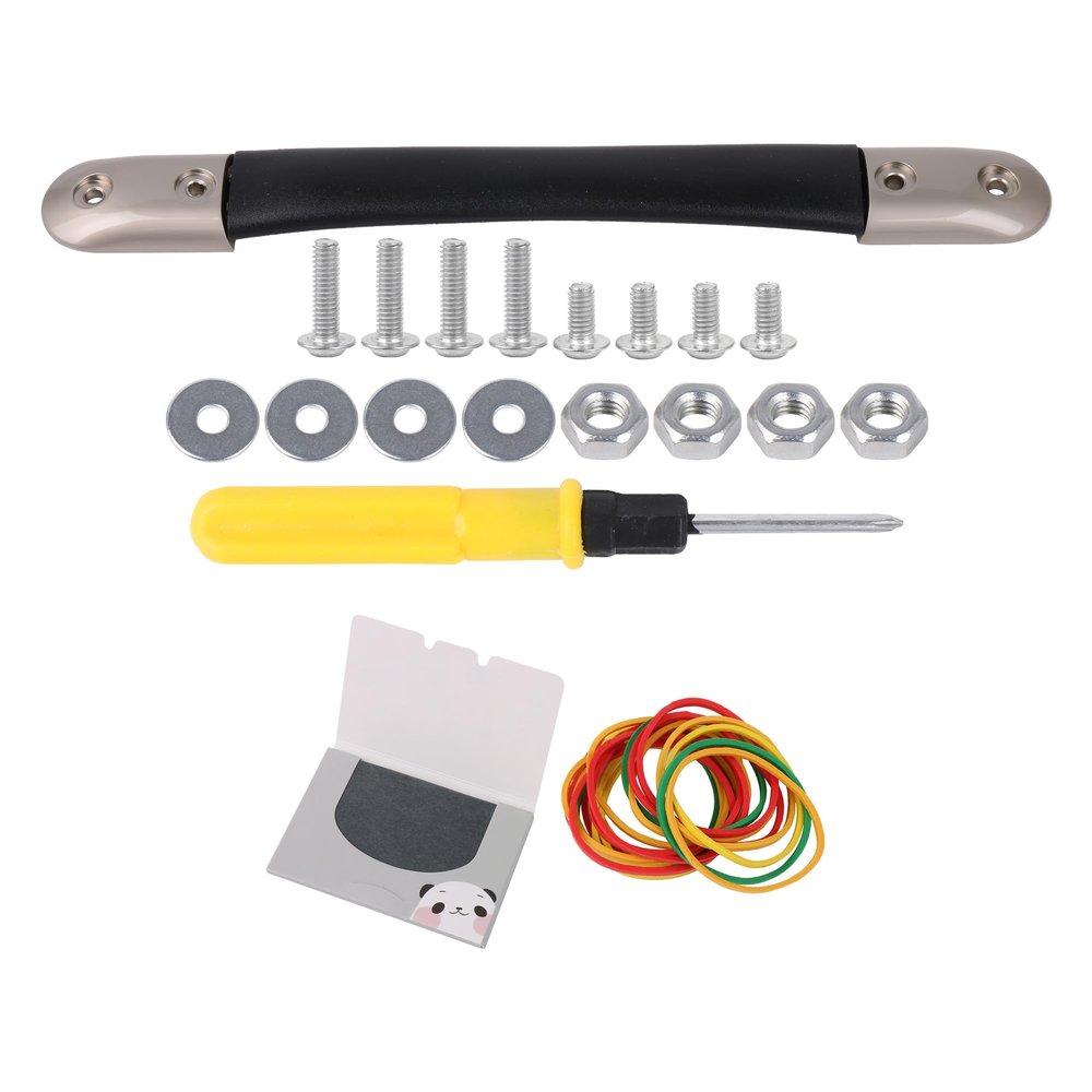 BQLZR Black Luggage Handle 10.4" B015 for Suitcase with Bands Oil Blotting Sheet Kit