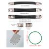 BQLZR Black Luggage Handle 10.4" B015 for Suitcase with Bands Oil Blotting Sheet Kit view 4