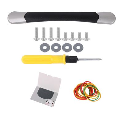 BQLZR Black Luggage Handle 10.7" B001 for Suitcase w/Bands & Oil Blotting Sheet Kit